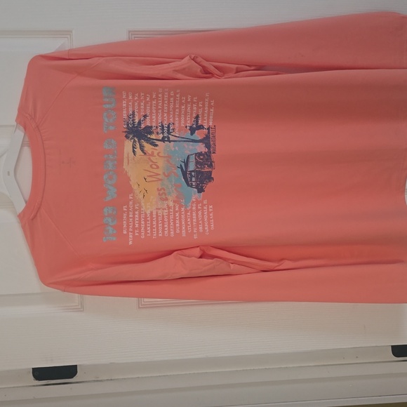 Margaritaville UPF 50+ Long Sleeve Top 1983 World Tour XL NWT - Picture 2 of 8